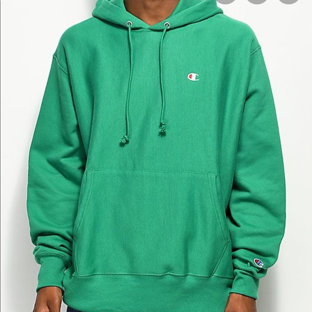 Green Unisex Champion sweatshirt